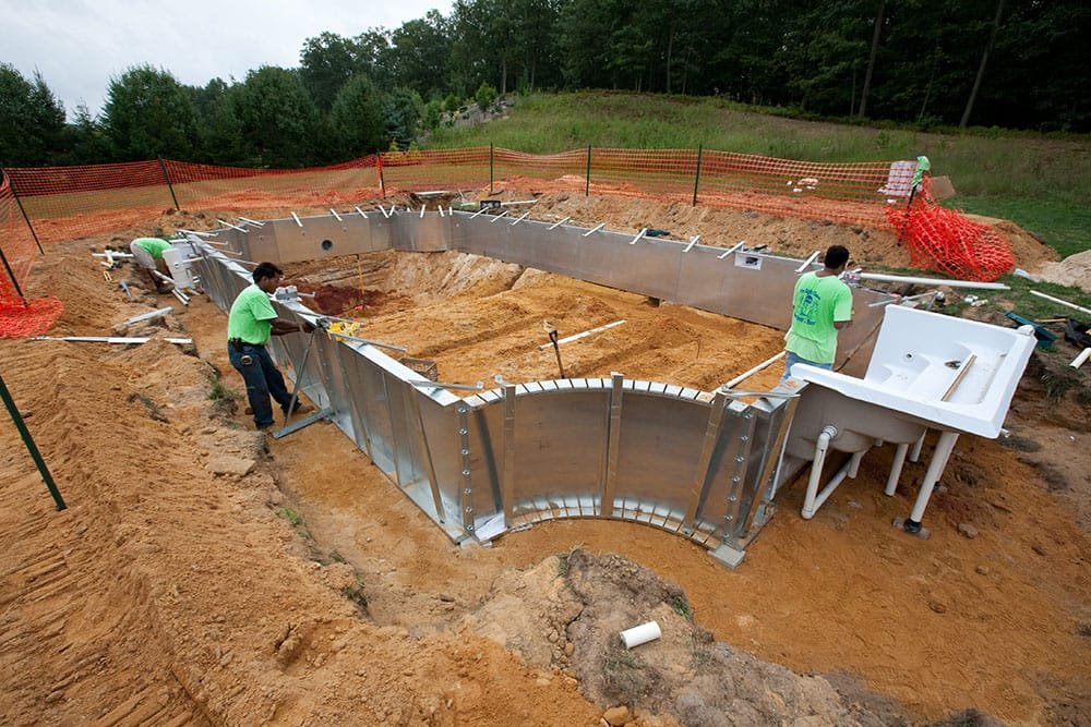 Pool project before transformation