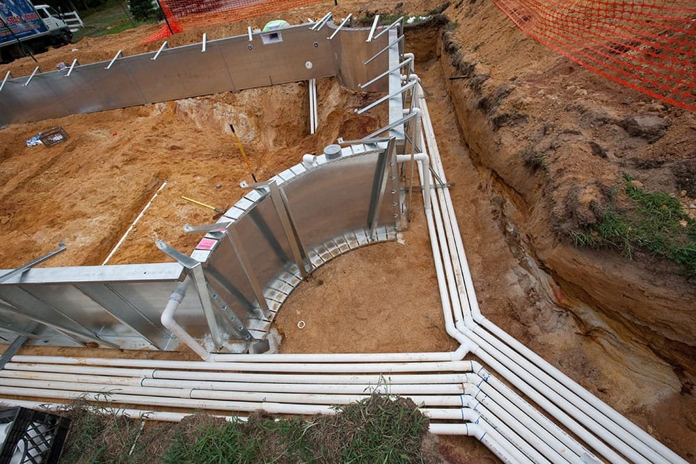 Pool project before transformation