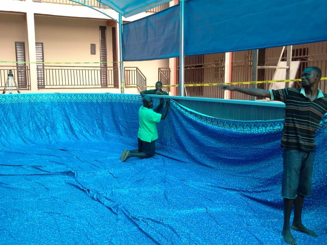 Pool project before transformation
