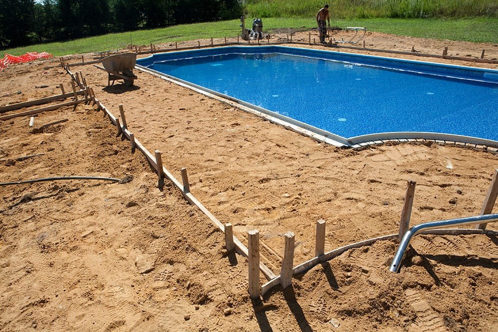 Pool project before transformation