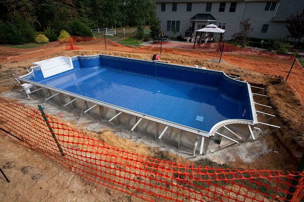 Pool project before transformation